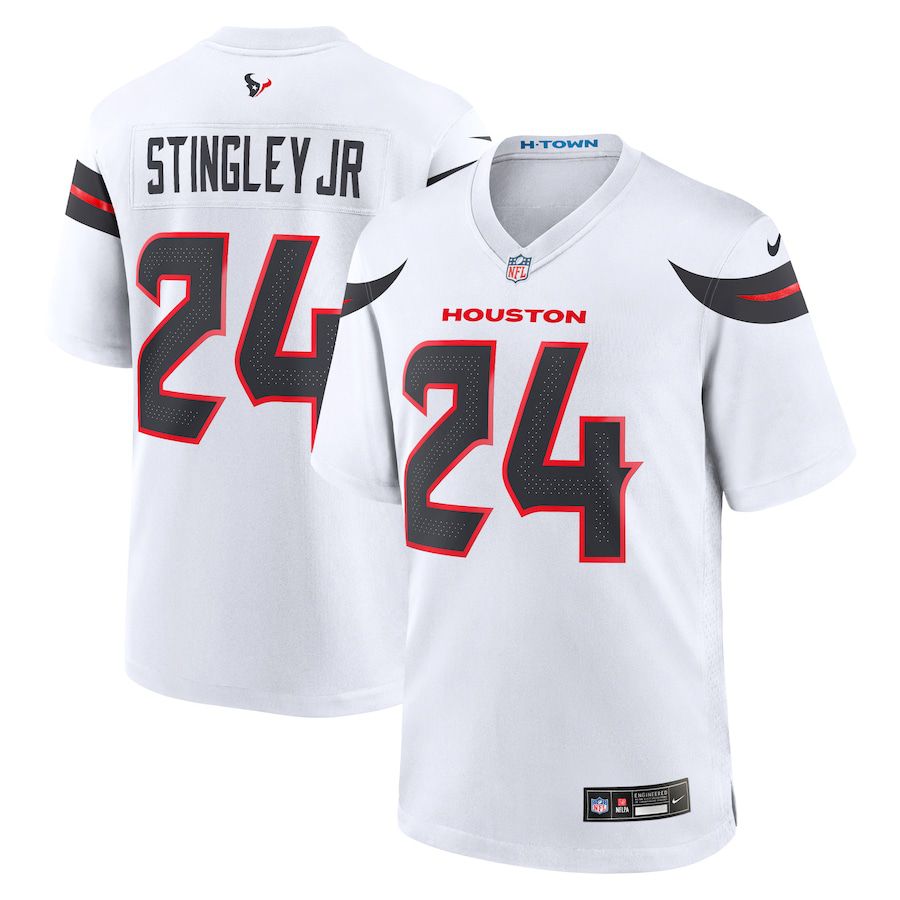 Men Houston Texans #24 Derek Stingley Jr. Nike White Game NFL Jersey->houston texans->NFL Jersey